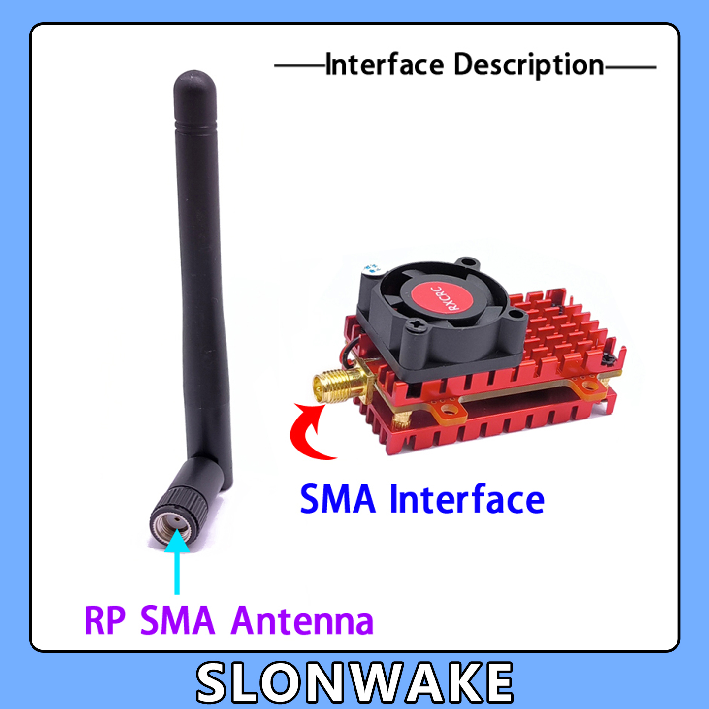 SLONWAKE 5.8G 2W VTX FPV 1800T - Drone Racing Camera recension och pris