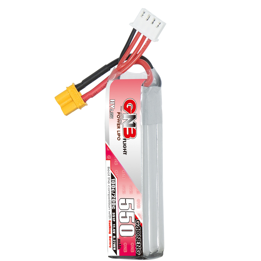 GNB HV 11.4V 550mAh 100C/200C  - Drone Racing Battery recension och pris