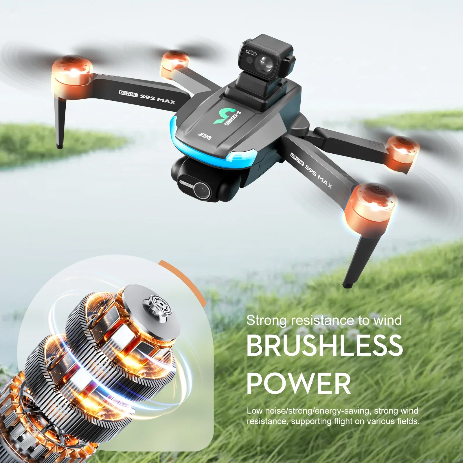 NEW S9S MAX MINI Drone 4K 2-Ax - Drone Racing Camera recension och pris