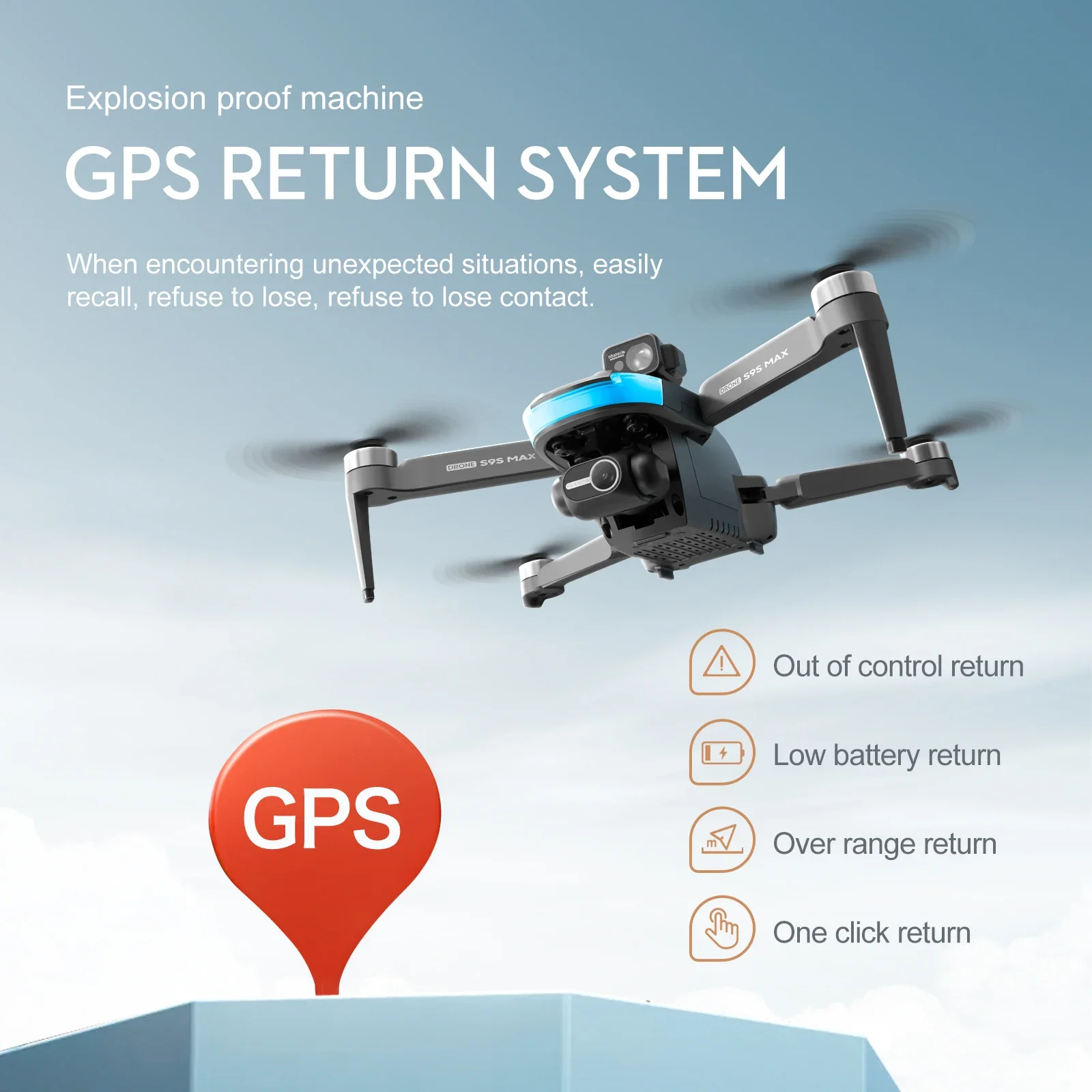 NEW S9S MAX MINI Drone 4K 2-Ax - Drone Racing Camera recension och pris