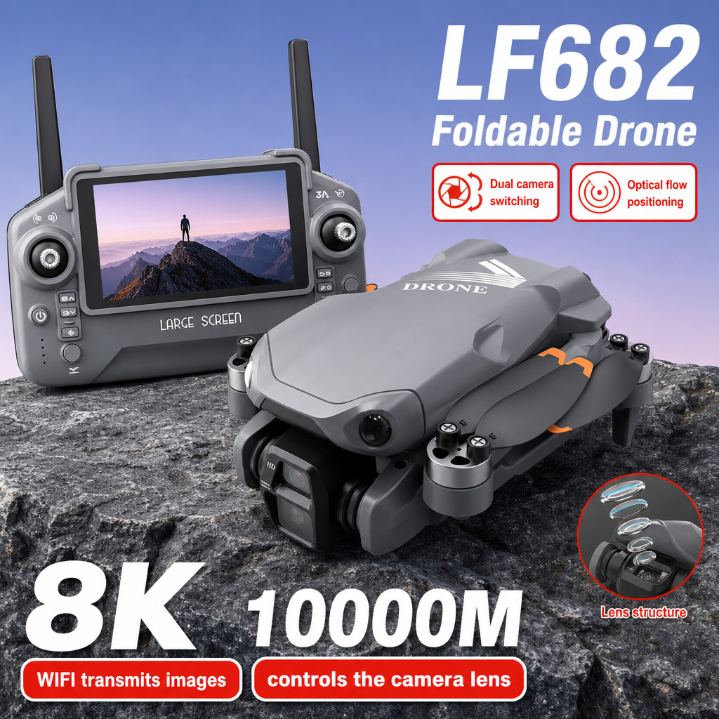 Aerial Photo LF682 Drone 8K HD - Drone Racing Camera recension och pris