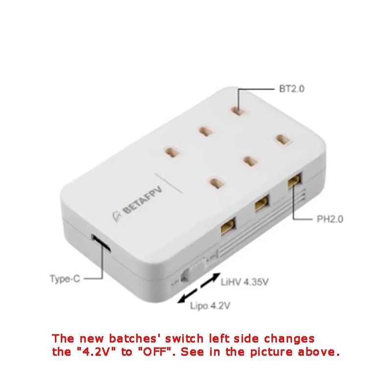 BETAFPV 6 Ports 1S Lipo Batter - Drone Racing Charger recension och pris