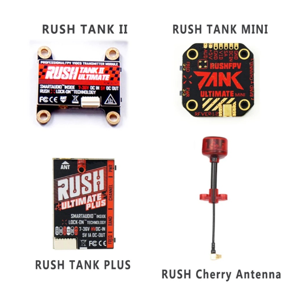 RUSH TANK Ultimate II/Mini/PLU - Drone Racing Transmitter recension och pris
