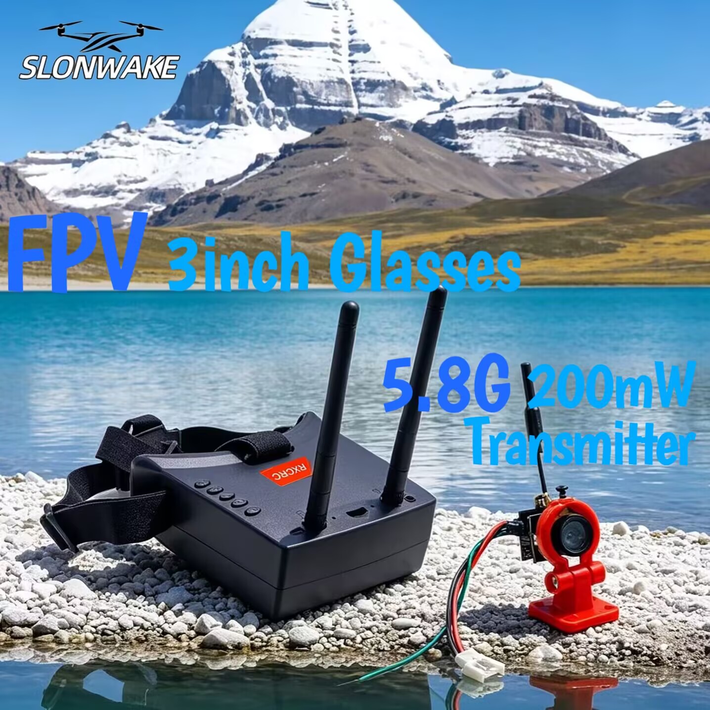 SLONWAKE 5.8G Analog VTX Trans - Drone Racing Camera recension och pris
